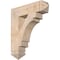 Ekena Millwork Merced Arts & Crafts Smooth Bracket, Douglas Fir, 5 1/2"W x 24"D x 28"H BKT06X24X28MRC03SDF - alternate 1
